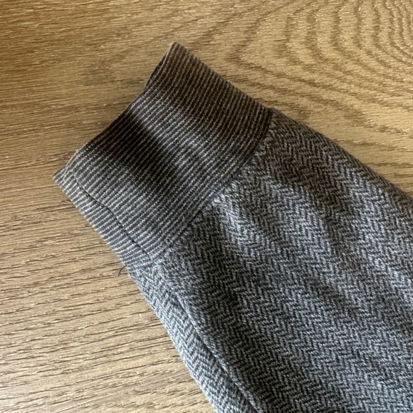 Carnoustie Men’s Black Quarter Zip Razorback Pullover 100% Cotton Size Large - Picture 5 of 6